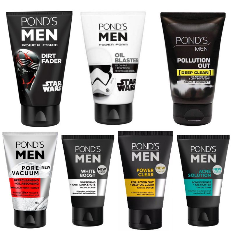 PONDS MEN Facial Foam/Scrub 100gr Ponds Spiderman Masker