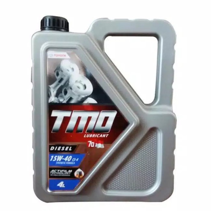 Oli TMO Toyota Motor Oil 15W40 15W-40 Diesel Galon 4 Liter tutup botol hitam