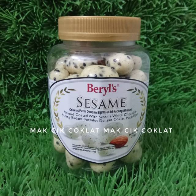 

Coklat Beryl's Sesame Almond white chocolate beryls 350g