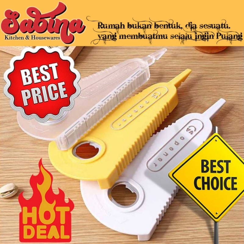 Pembuka Tutup Botol Toples 4 in 1 Bottle Opener