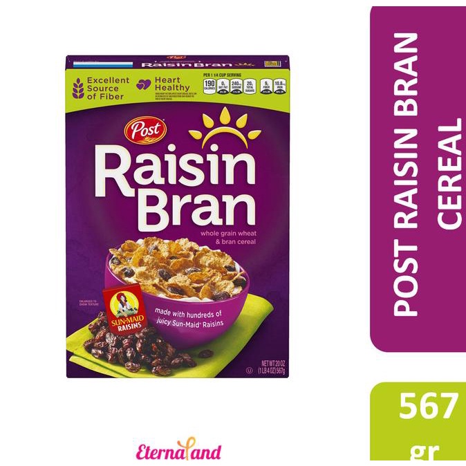 

Post Raisin Bran Cereal With Sun-Maid Raisins - Sereal Rasa Kismis
