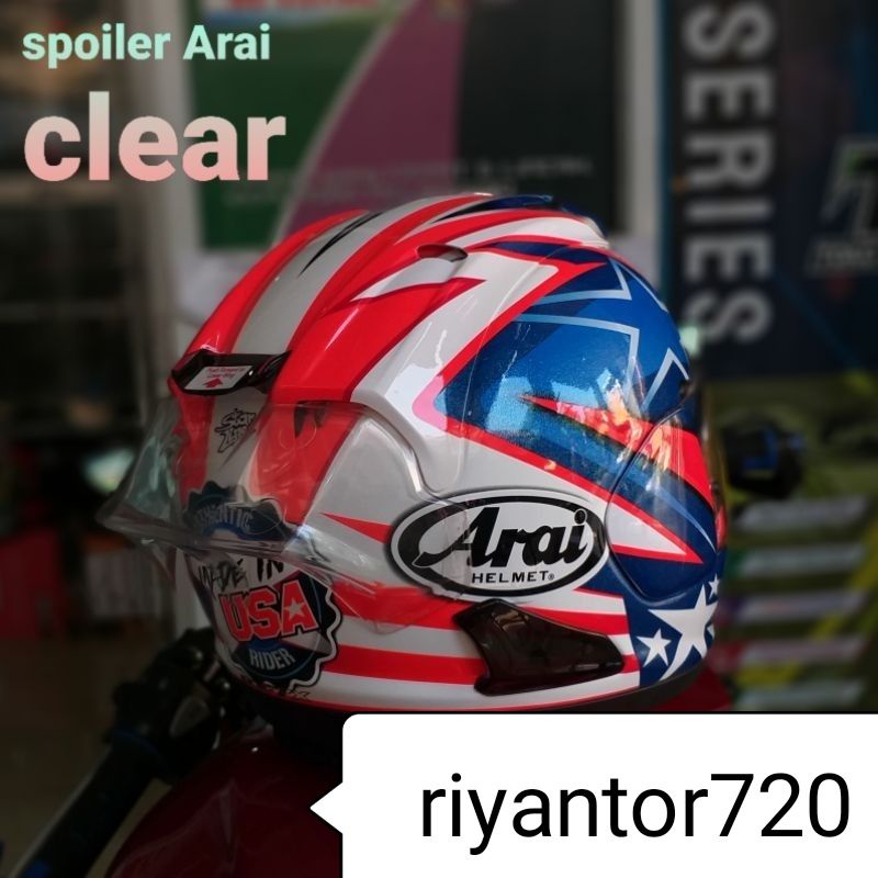 SPOILER HELM  GP PAD ARAI /SCOOT RAM4/R5 ARC RR5 RX7X HELM VZ RAM