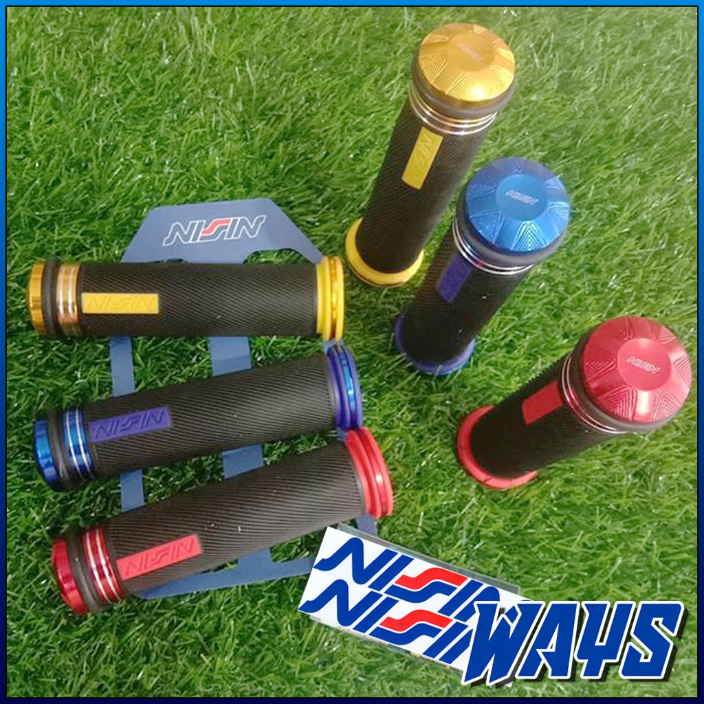 [X208] NISSIN Handgrip Grip Handfat Motor Mio Beat Scoopy Jupiter Supra ADV Nmax Aerox Vario Satria