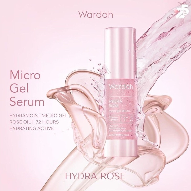 Wardah Hydra Rose Micro Gel Serum 30ml