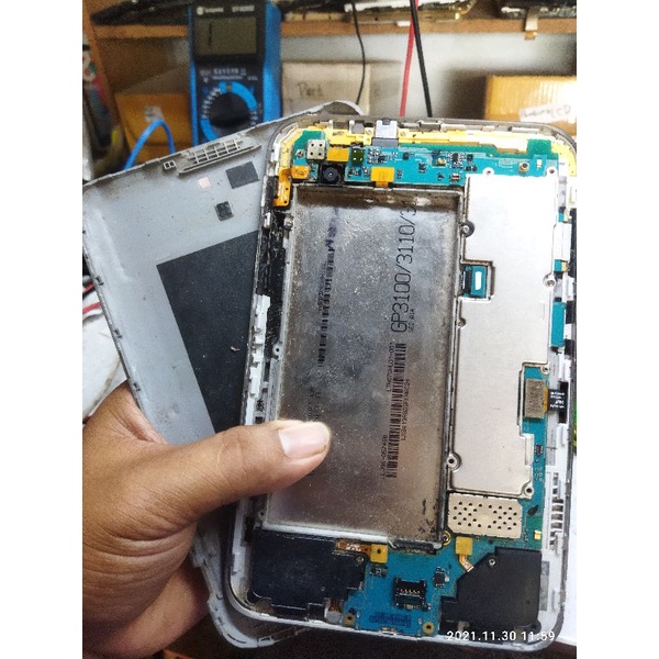 MESIN SAMSUNG TAB 2 P3100 NYALA NURMAL / MATI MATOT