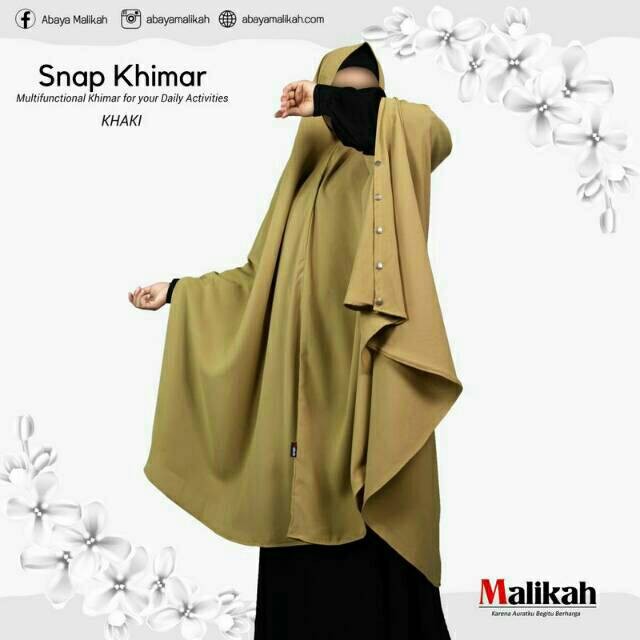 Snap Khimar Abaya Malikah