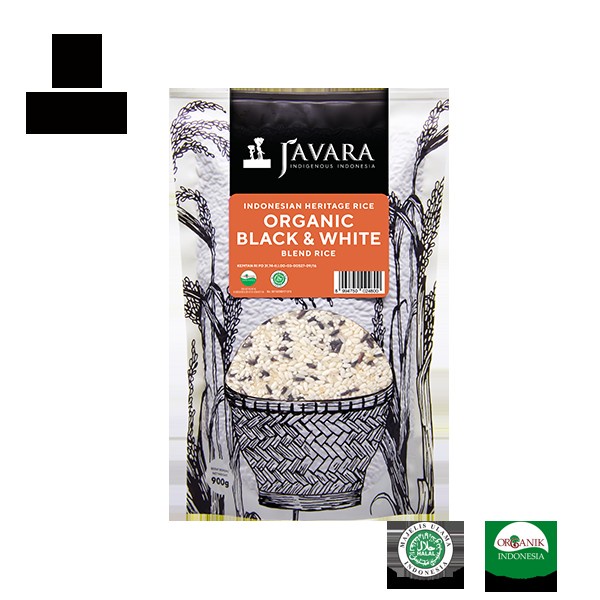 

bg20t01r Javara - Black & White Blend Rice - 900 Gram Pouch Sv012Ss