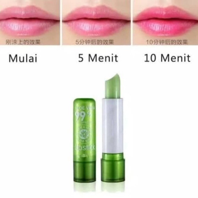 Lipbalm/Lipstik ALOE VERA 99% SOOTHING GEL Berkualitas Terbaik