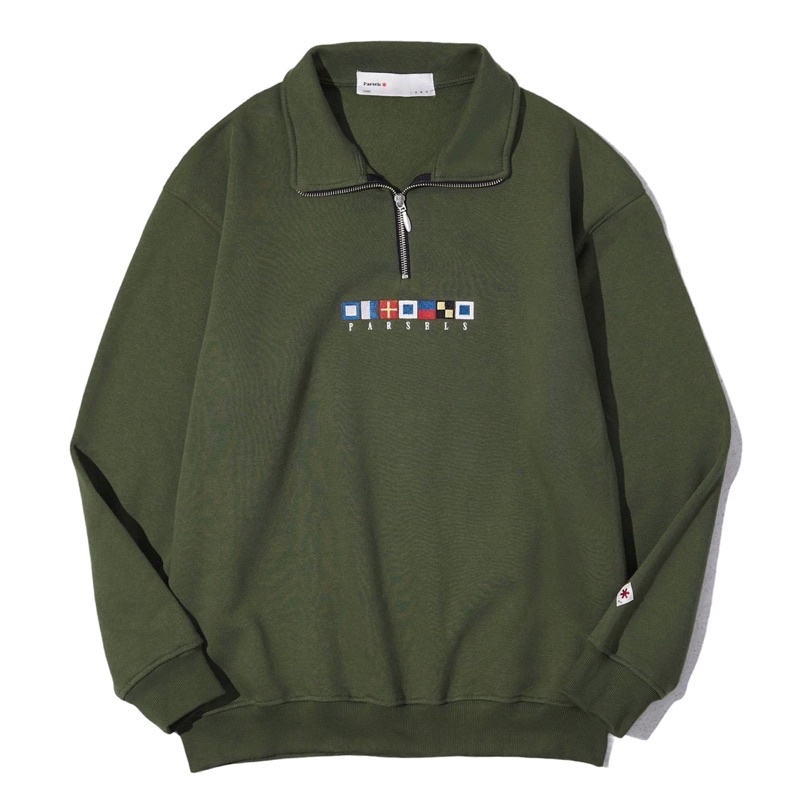 quarter zip sweat shirt