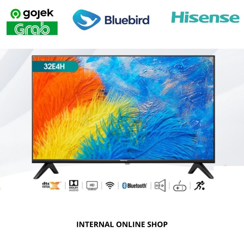 Hisense 32E4H Smart TV 32 Inch Vidaa HD TV Bezelless Garansi Resmi