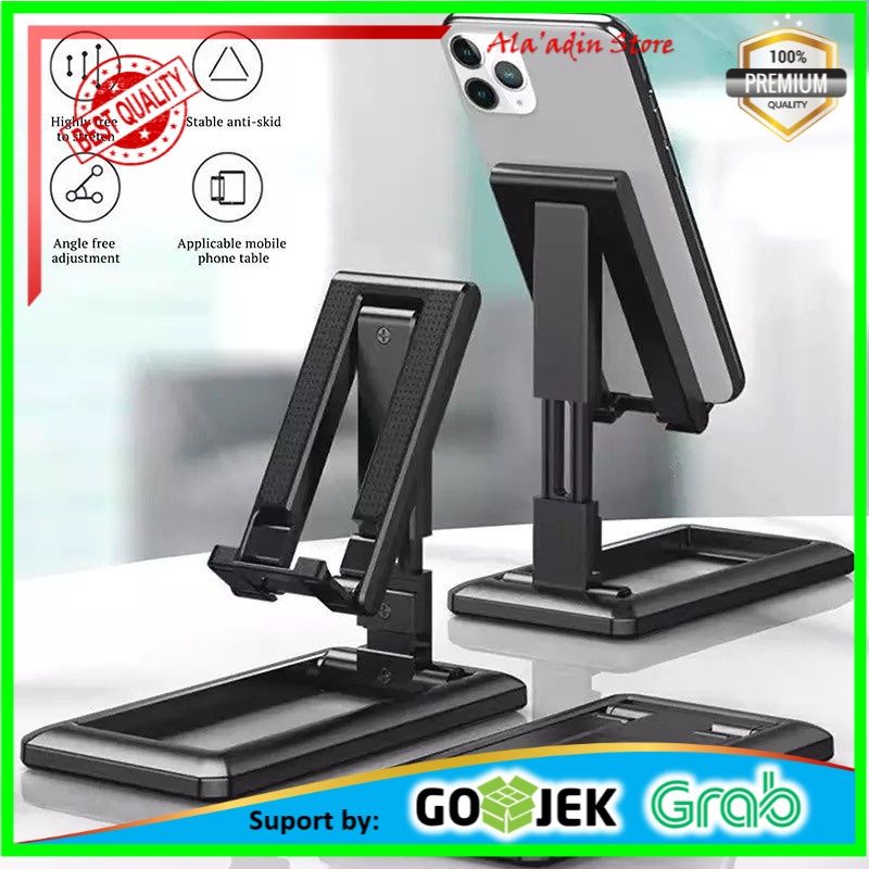 Promo Phone Holder Meja Lipat Folding Phone Holder Adjustable Holder HP