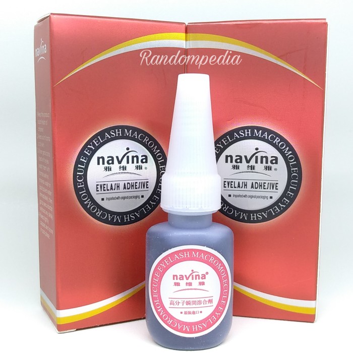 Navina Glue For Eyelash Extension Kotak Merah/Lem Sambung Bulu Mata