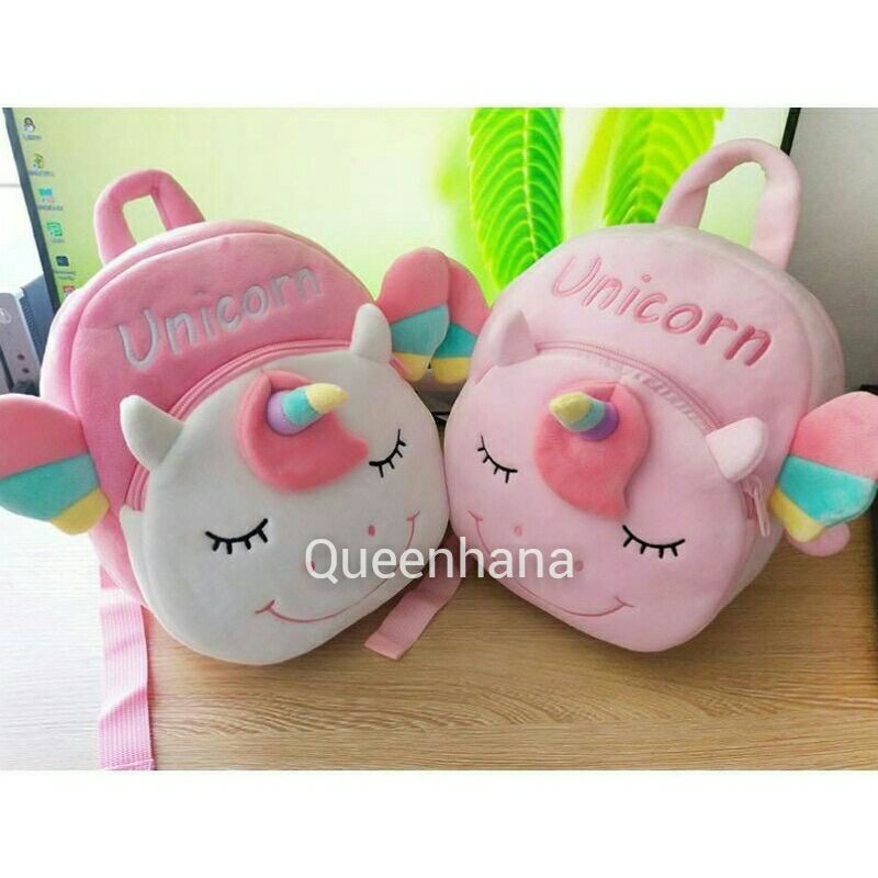 Tas Ransel Anak Boneka Unicorn / Tas Ransel Unicorn M