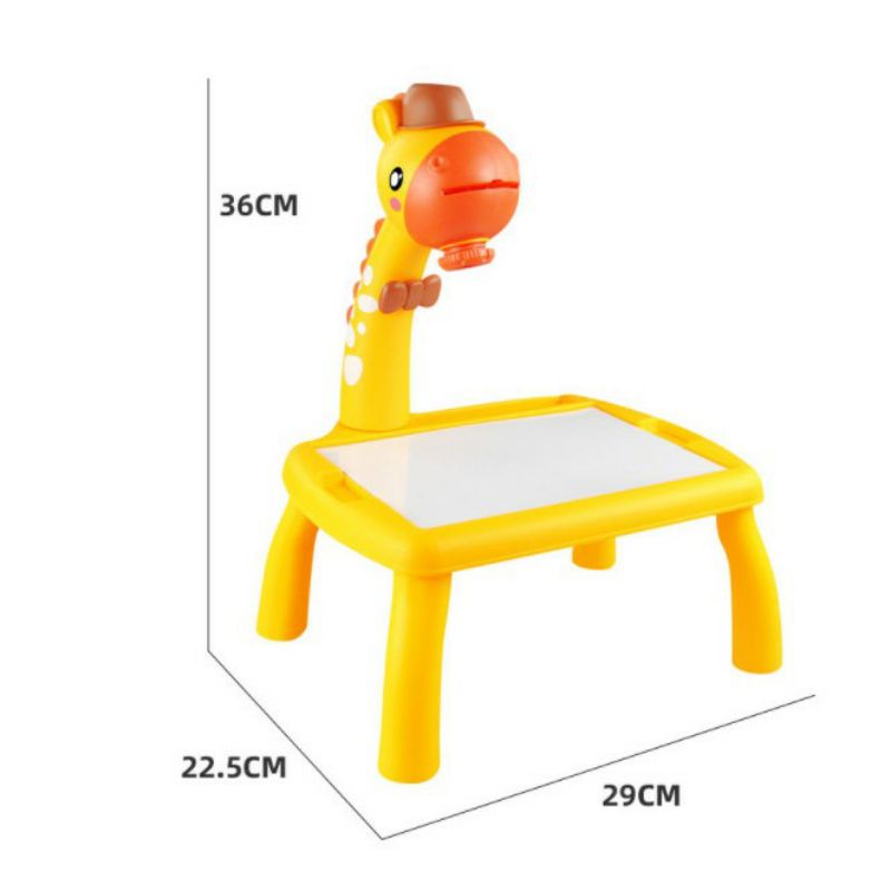 [tma] Mainan Anak Menggambar Dengan Meja Projektor painting / Meja Gambar Proyektor Model Jerapah / Drawing Projector