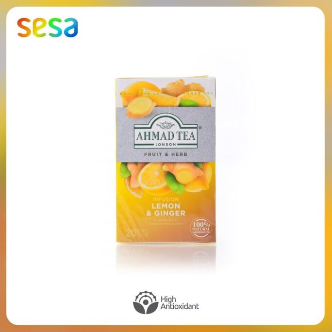 

[ COD ] Ahmad Tea Lemon & Ginger Infusion 20's 40 g SPECIAL Kode 1134