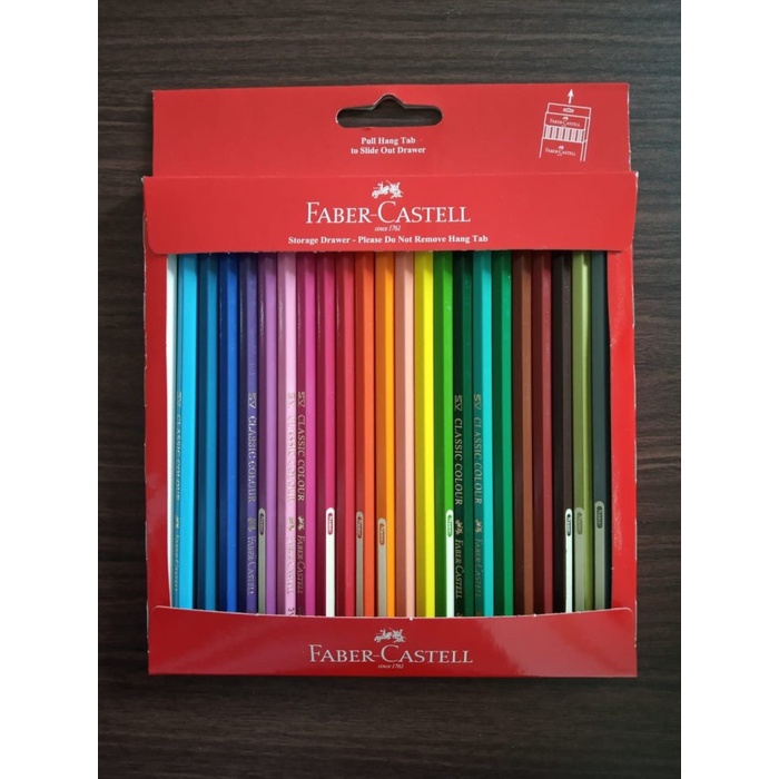 

Dijual Pensil Warna Faber Castell Classic 24L Limited