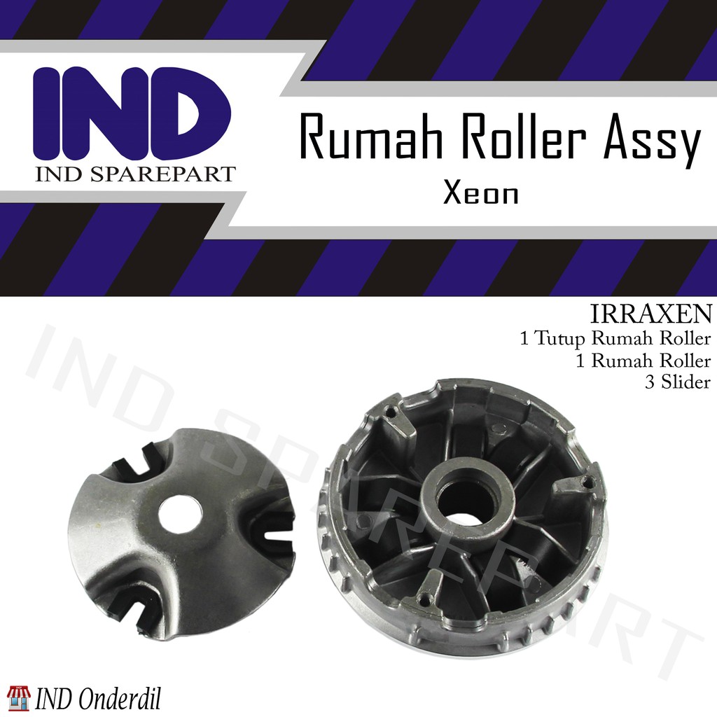 Rumah Roller/Roler Assy/Penutup/Tutup/Slider/Set/Lengkap/Komplit Xeon 13 Gram/13 Gr