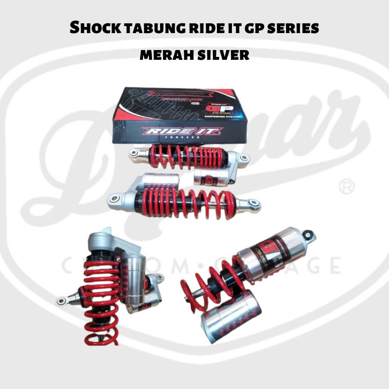 shock ride it gp series merah ukuran 32mm