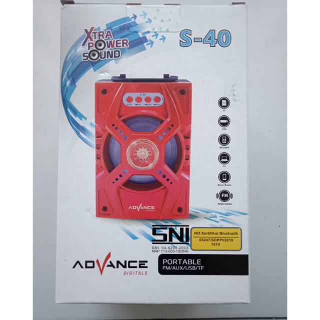 Speaker bluetooth advance S-40