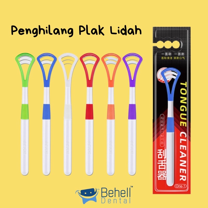 BEHELLDENTAL - TONGUE CLEANER ORIGINAL DR.SMITH - Pembersih Sikat Cleaning Clean Cleaner Lidah Asli Dr Smith - Sikat Brush Lidah - Bagus Untuk Pengguna Ortho Dental Behel - Penghilang kotoran Mirip qoral