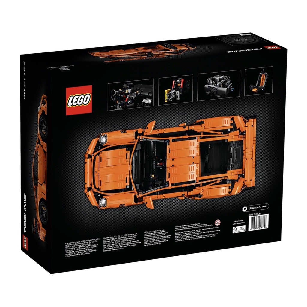 Lego Porsche 911 Gt3 Rs Technic 42056 Shopee Indonesia