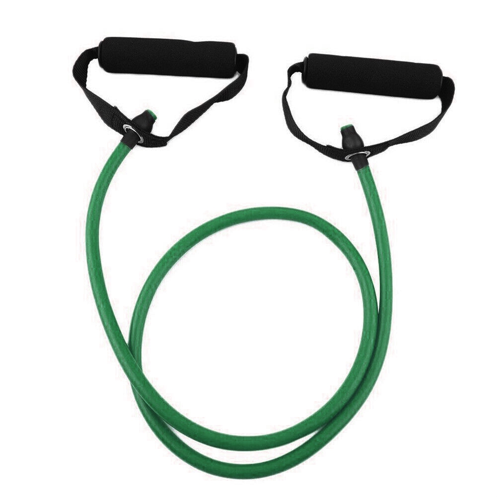 Resistance Band Bahan Karet Elastis Ukuran 120cm Untuk Latihan Sit-Up/Workout/Yoga-1.2m Green