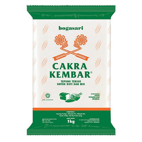 

TEPUNG TERIGU CAKRA KEMBAR 1KG