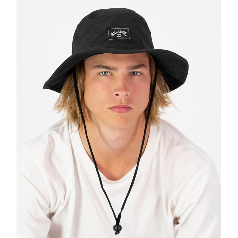 Topi Rimba BILLABONG Big John Safari Outdoor Hat Black ORIGINAL