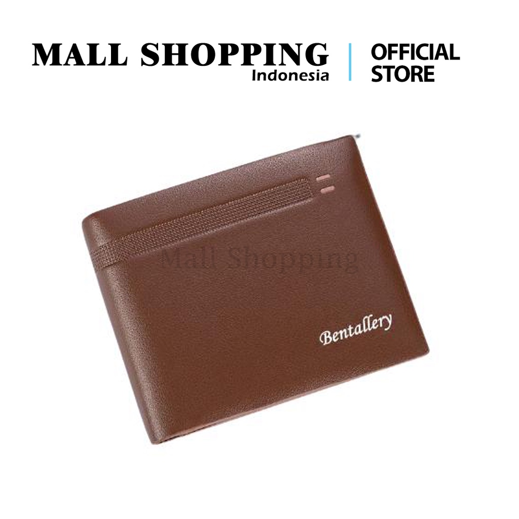 (COD) DOMPET LIPAT PRIA MATERIAL PU IMPORT DOMPET PENDEK N19 MALLSHOPPING