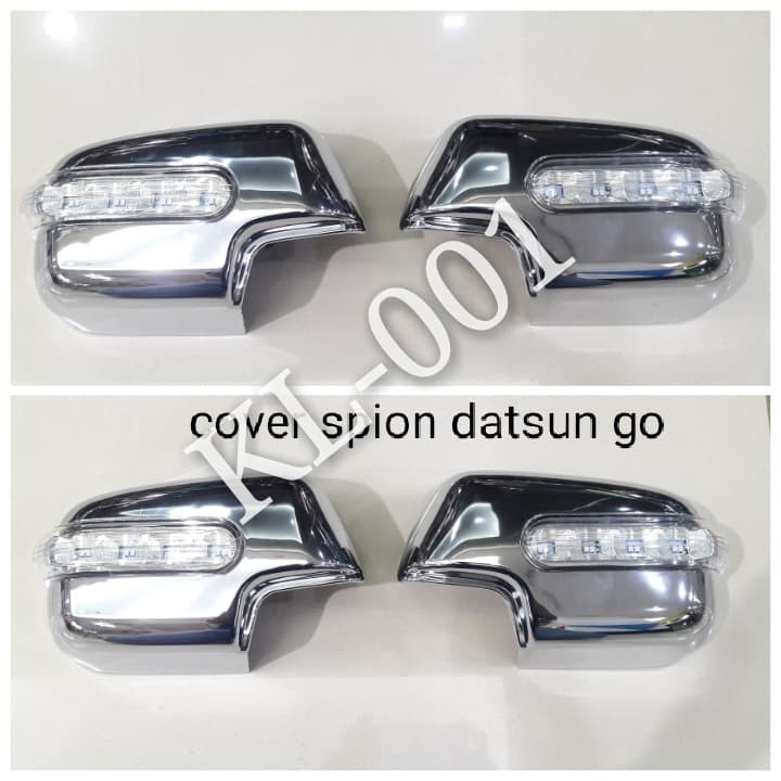 Cover Spion Plus Lampu Mobil Datsun Go Chrome