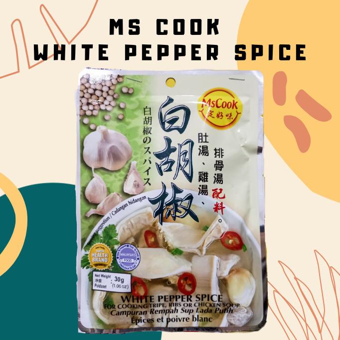 

:=:=:=:=] MS COOK WHITE PEPPER SPICE BUMBU SUP LADA PUTIH INSTANT