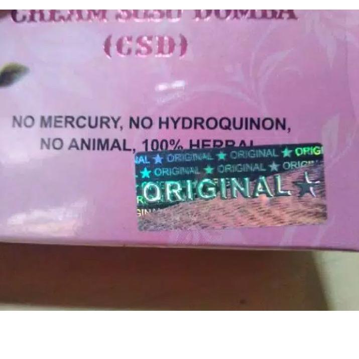 BEST PRICE 9429 CSD UKURAN BESAR / CREAM SUSU DOMBA/HOLOGRAM ORIGINAL(TUTUP POT EMBOS ORIGINAL) ㄳ