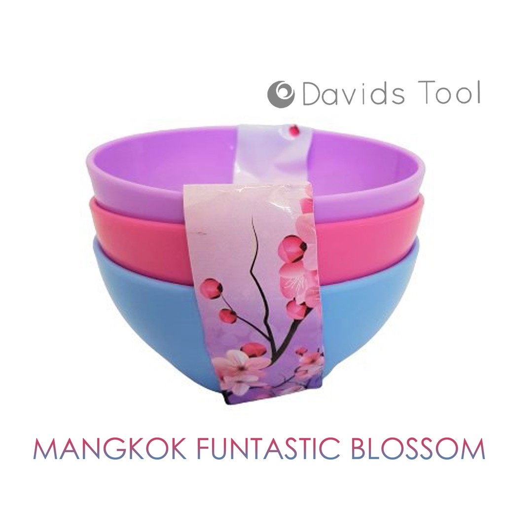 Mangkok Set Plastik Murah Mangkuk Funtastic Blossom