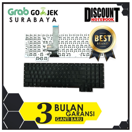 KEYBOARD LEPTOP KEYBORT KEYBOARD LAPTOP ASUS G750 Black