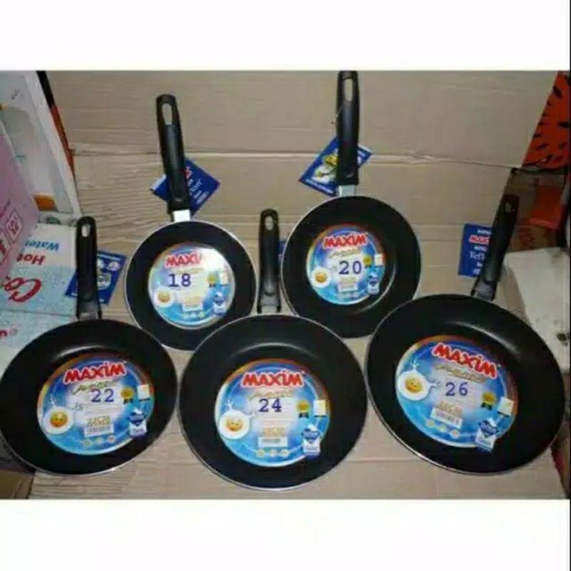 Maxim valentino frypan NON STICK 24cm wajan anti lengket 24 cm