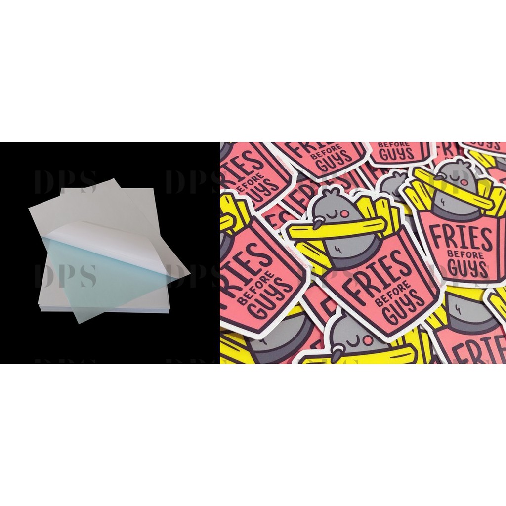 Kertas Stiker Semicoat F4 A3 100 Lbr White Semi Glossy Kertas Stiker Semicoat F4 A3 100 Lbr White Semi Glossy