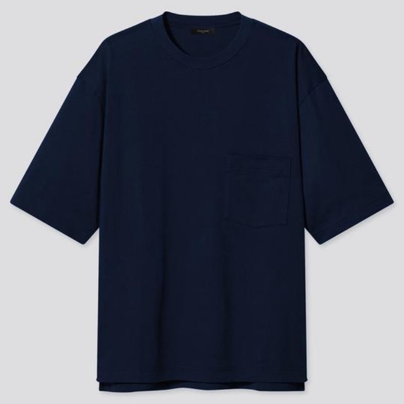 kaos oversize poket polos