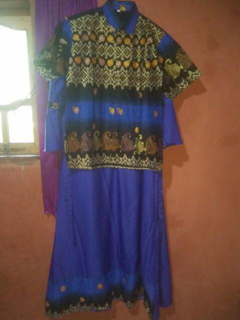 [best Seller...!]] Batik Couple Gamis Baloteli Sarimbit Keluarga Batik Pekalongan Tanah Abang