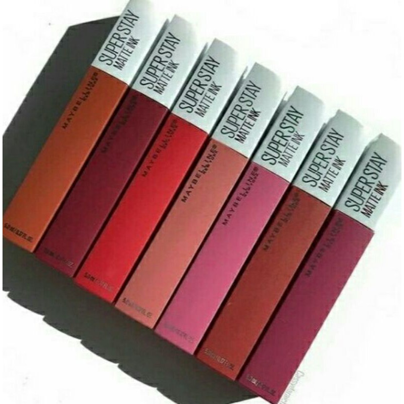 Lipstik Maybelline Super Stay Matte ink Lipcream Maybelline Barcode RANDOM