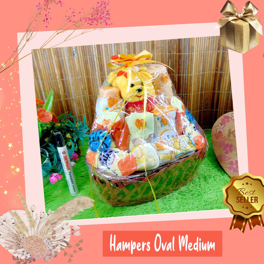 kembarshop TERLARIS paket kado oval medium bayi baby gift – parcel bayi – parcel kado bayi – kadom-2