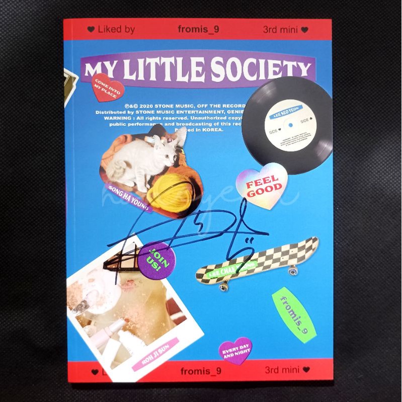 Saerom fromis_9 Fromis_9 - My Little Society Mwave Signed Album Only
