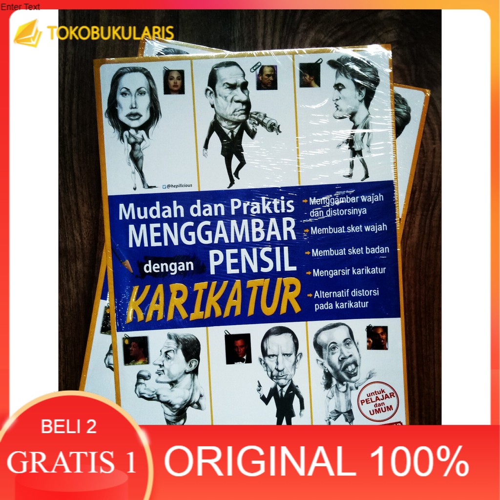 

Mudah dan Praktis Menggambar dengan Pensil Karikatur