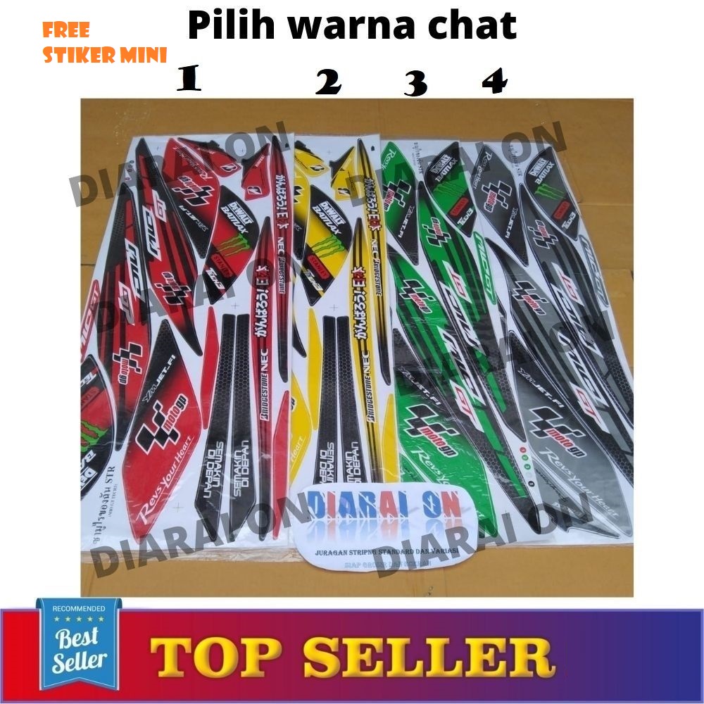 Striping Stiker Variasi Motor Mio GT - Mio Moto Gp Murah