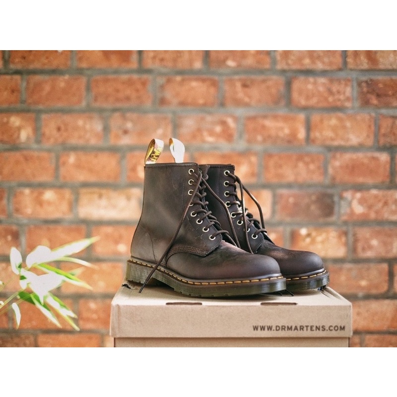 Original Dr martens 1460 darkbrown (gaucho) crazy horse leather