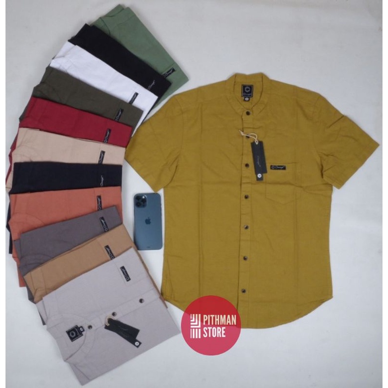 kemeja concept shanghai kancing full / kemeja kemko concept  / kemeja shanghai