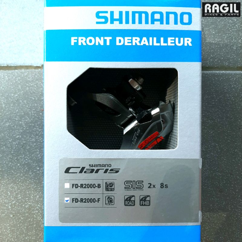 FD FRONT DERAILLEUR SHIMANO CLARIS R2000 R 2000 F 2S 2 x 8 SPEED BRAZE ON