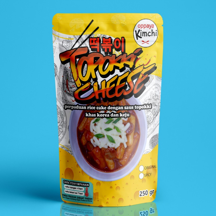 

Topokki Cheese Tteokbokki Cheese Instan Korea