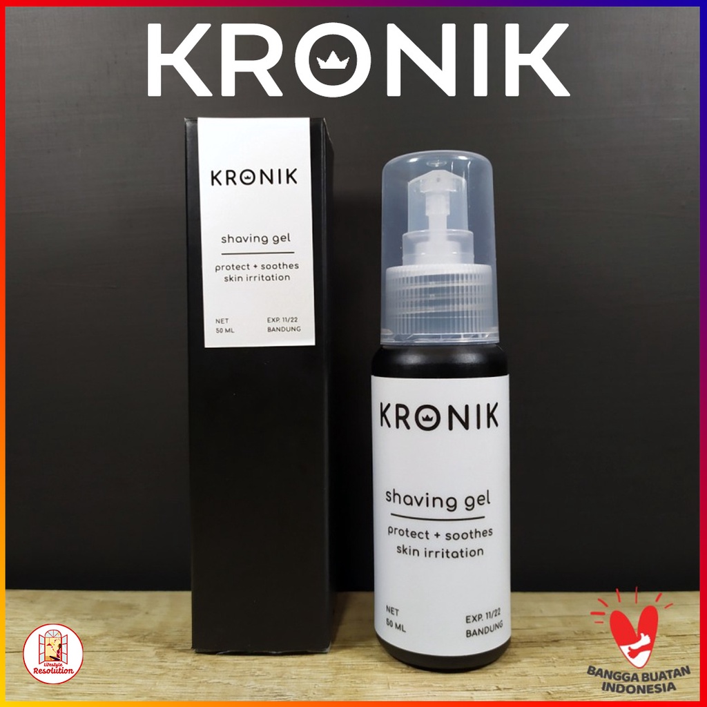 KRONIK - Shaving Gel Pelumas untuk Cukuran Kumis / Jenggot / Brewok