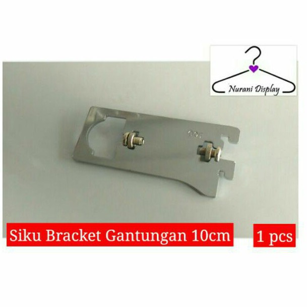 Daun Siku Bracket Penyanggah Pipa Kotak Pipa Bulat 10cm
