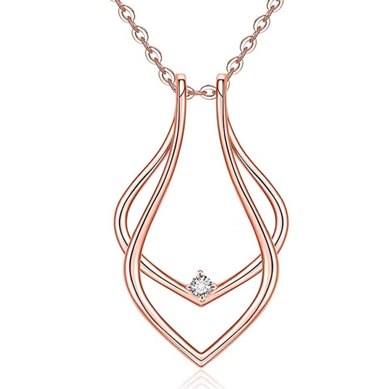 Siy Kalung Rantai Liontin Geometri Infinity Love Warna Silver Untuk Wanita